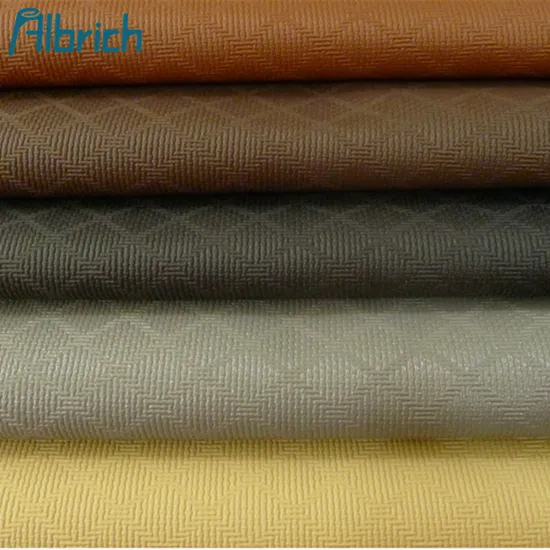 PVC Leather Imitation Embroidery Automobile Seat Cushion Fabric Leather Decorative Leather