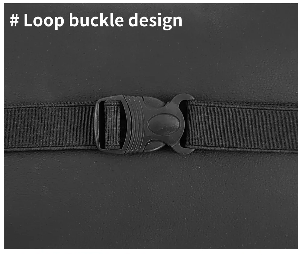 Synthetic Leather Car Neck Pillow Skin-Friendly Faux Leather Headrest