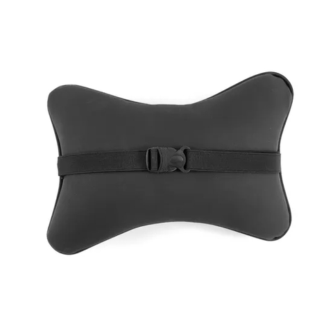 Synthetic Leather Car Neck Pillow Skin-Friendly Faux Leather Headrest