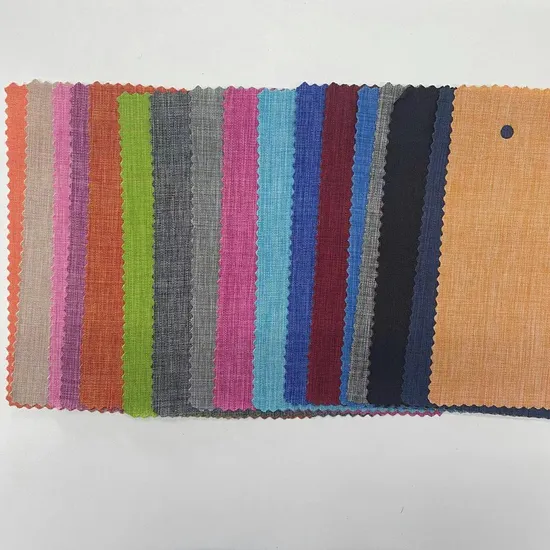 China PVC Leather Stock Oxford Rexine Faux Leather Fabric for Making Bags and Luggages 0.3mm Thickness