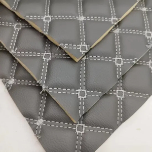 Artificial Leather Embroidery 6mm Sponge Grain PVC Leather Roll