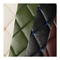 PVC Artificial Faux Synthetic Leather Quilted Embroidered with Thick Sponge for Bag and Decoration
