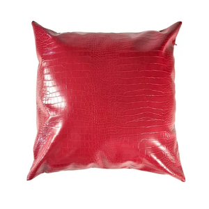 18 Inch Red Crocodile Pillow Case for Sofa Home Hotel