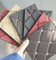 PVC Faux Rexine Synthetic Leather for Car Seat, Quilted Embroidered Abrasion-Resistant