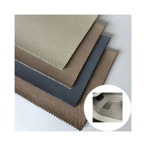 PVC Synthetic Faux Leather for Car Mat Durable Customized Backing