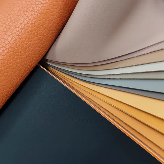 Ready to Ship 1.2mm Stocklot PU Leather for Car, Stain Resistant Backing Silicone Leather for Car Seat