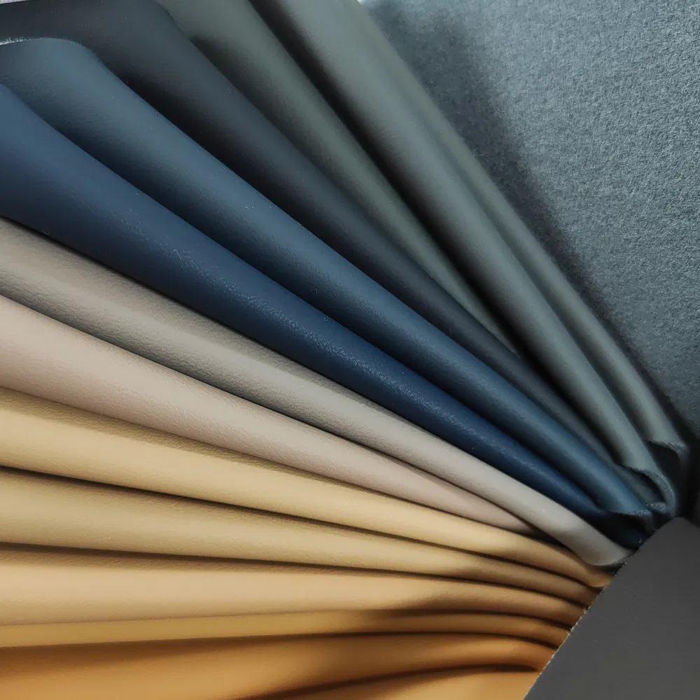 Ready to Ship 1.2mm Stocklot PU Leather for Car, Stain Resistant Backing Silicone Leather for Car Seat
