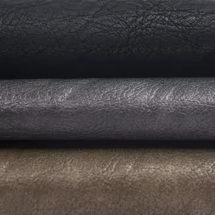 PU PVC High Quality Shoe Leather Synthetic Leather for Cloth Bags Luggage Wallet