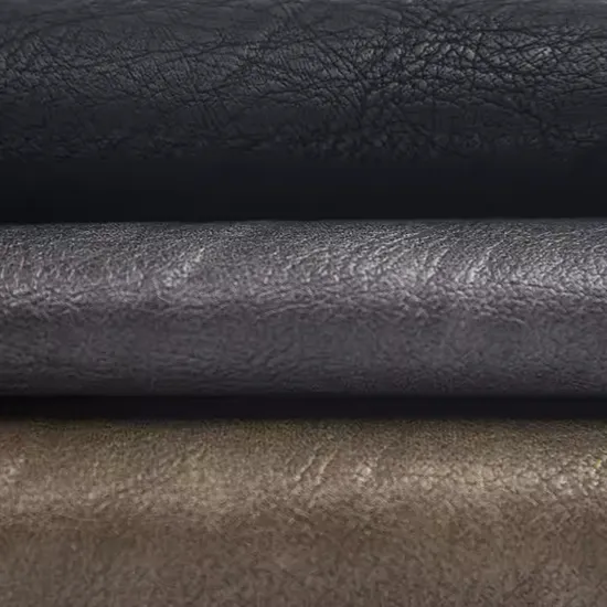 PU PVC High Quality Shoe Leather Synthetic Leather for Cloth Bags Luggage Wallet