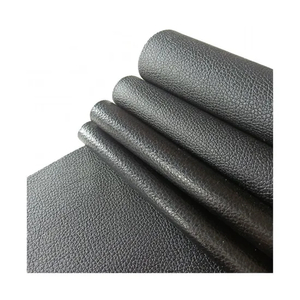 Premium Black 0.8mm Rexine PVC Faux Leather for Car Seats