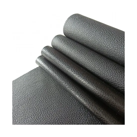 Premium Black 0.8mm Rexine PVC Faux Leather for Car Seats