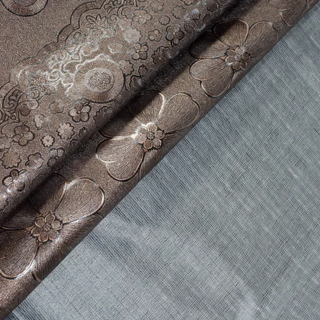 Fashion Afghanistan Ethnic Style PVC Synthetic Leather for Decoration, Hot Sale Rexine Leather