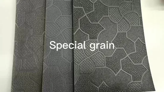 PVC Leather New Design Plastic Floor Covering Synthetic Leather