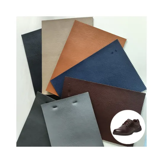 PVC Leather for Shoes China High Quality Tiny Grain Customization