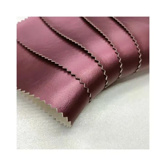 PVC Decorative Leather for Making Bags Purple 0.9mm Brushed Backing