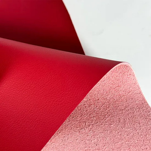 Red, as Customer Request Waterproof Durable Customizable Eco-Friendly Breathable Microfiber Leather Factory