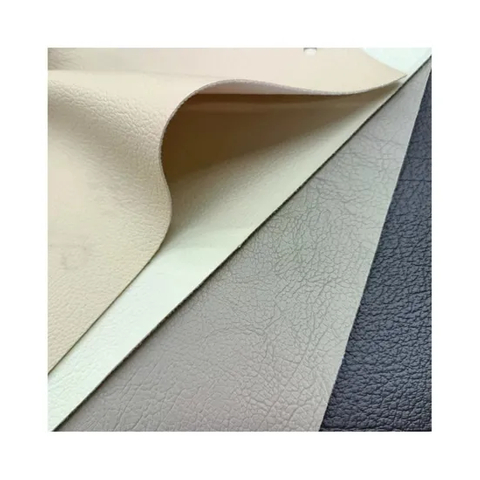 Synthetic Leather Quality 0.8mm Toweling Fabric Backing Automotive Vinyl Cuero for Car Seat Cover