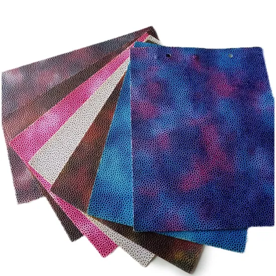 Artificial PVC Leather Customized Decorative Brush Backing Waterproof Anti-Scratch for Decorative Ball Leather