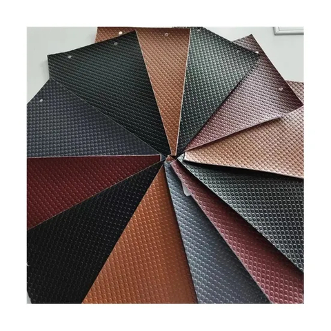 PVC Suni Deri Car Mat Materials 2.0mm Thick Leather High Quality Synthetic Leather for Car Floor Embossed