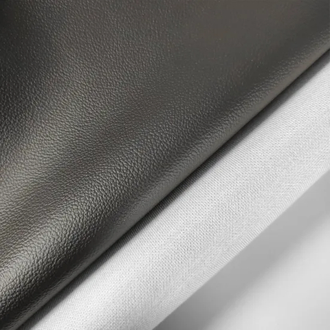 1mm Eco-Friendly Bamboo Backing Faux Leather for Sofa Upholstery