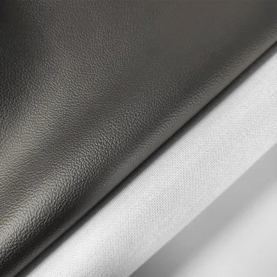1mm Eco-Friendly Bamboo Backing Faux Leather for Sofa Upholstery