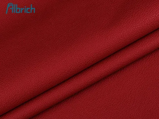 Faux Leather High Quality Lichi Grain PU for Notebook Cover Sofa Bag