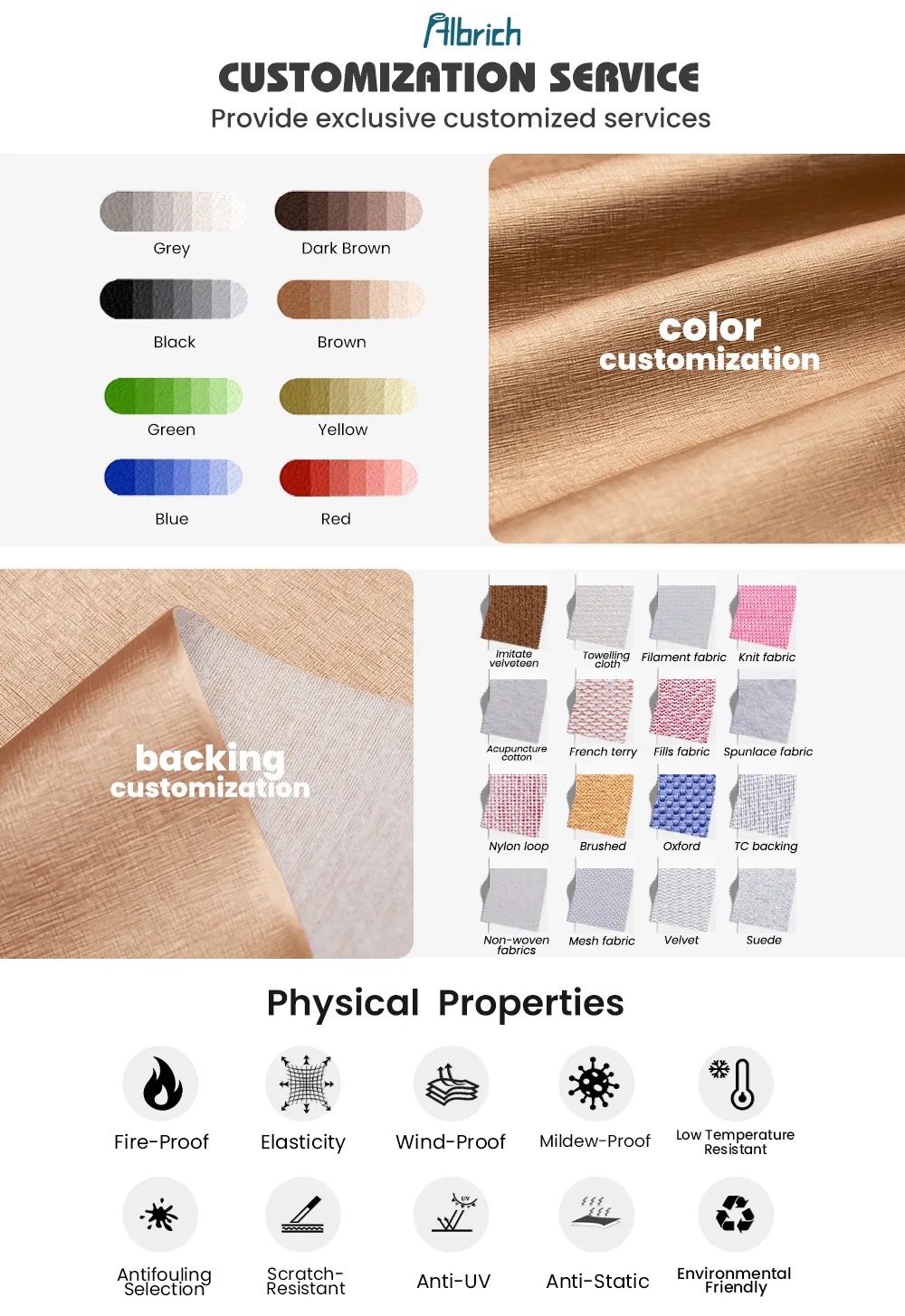 2mm Colorful Silicone Face Solvent Free Synthetic PU Leather for Chair, New Arrival Eco-Friendly Sofa 60209-218-1