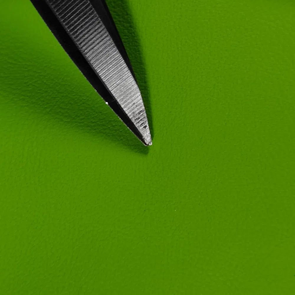 Ready to Ship 0.8mm Stocklot Apple Green Synthetic Leather Fabric for New Energy Car