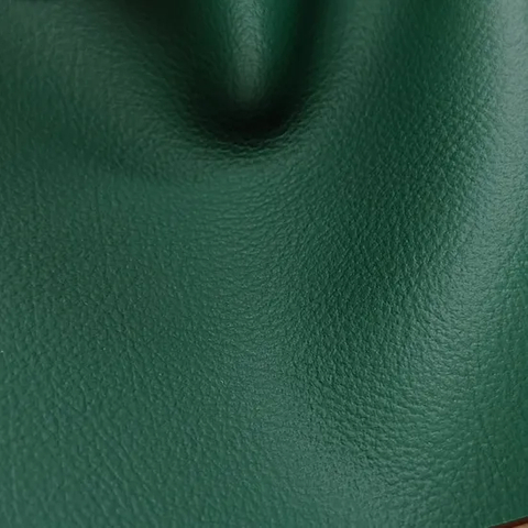Ready to Ship 0.8mm Deep Green PVC Leather Stocklot for Car Armrests