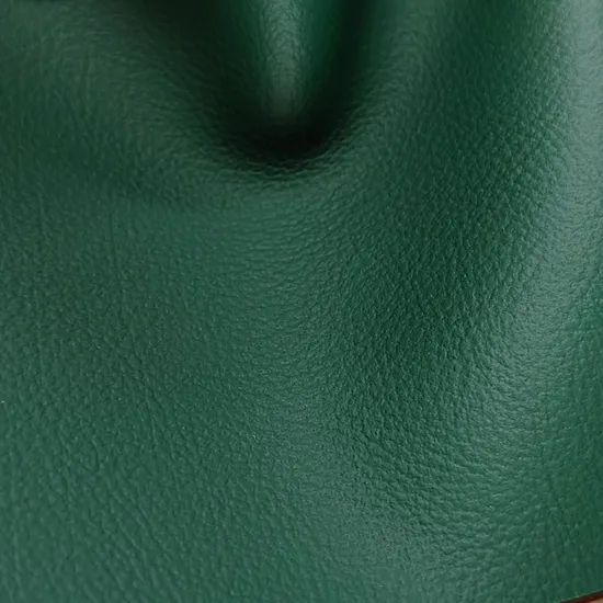 Ready to Ship 0.8mm Deep Green PVC Leather Stocklot for Car Armrests
