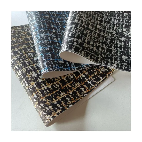 PVC Synthetic Leather for Handbags and Luggages High Quality Printed Vegan