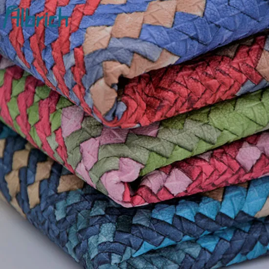PVC Artificial Leather Synthetic Leather Fabric for Decorative