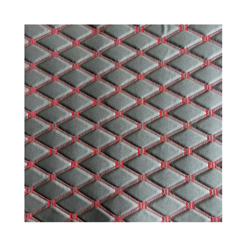 PVC Synthetic Leather for Car Seat Cover for Chairs Embroidery Quilted Diamond Stitching