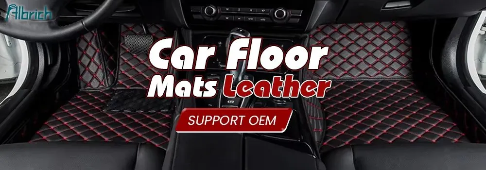 PVC Car Mat Leather for Car Seat Embroidery Sponge Design Waterproof Faux Synthetic