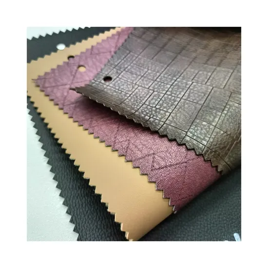 Support Custom Pattern Vinyl Synthetic Leather Fabric for Making Bags Furniture Upholstery