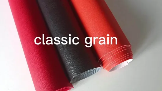 Artificial Material Free Samples PVC Faux Car Seat Leather Fabric for Car Upholstery