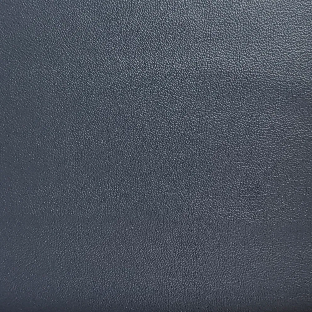1mm Dark Blue Bio-Based PU Faux Leather for Car