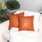 PVC Synthetic Leather Pillow Case