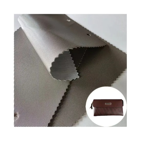 PVC Leather Embossing Artificial Rexine Leather for Bags Decoration Skid-Proof 1.1mm Thickness