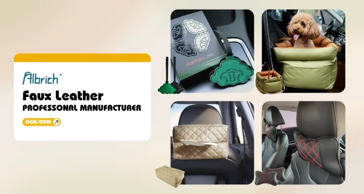 Fashion Faux Leather Dog Bed for Car, Soft PP Cotton Synthetic Leather Pet Net for out Door