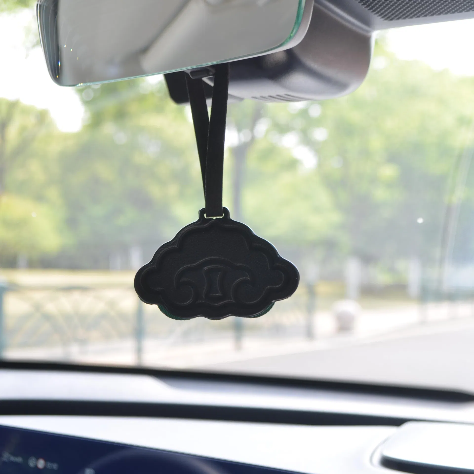 Leather Scent Hanging Designer Faux Leather Hanging Air Freshener Ornament