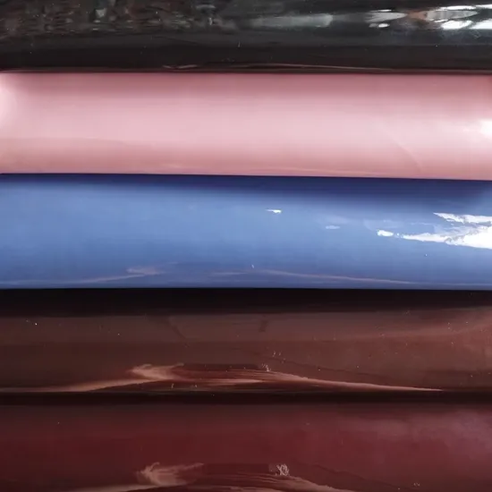 PVC Synthetic Leather Material for Shoe China Factory Patent PU