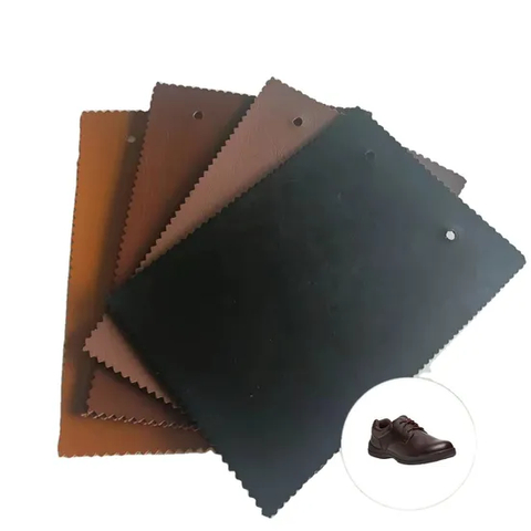 PVC Leather Anti Scratch Synthetic Rexine Leather Roll Stock for Making Shoes