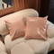 18inch Crocodile Faux Leather Cushion Cover, Luxurious Pink Decoration waterproof Leather Throw Pillow