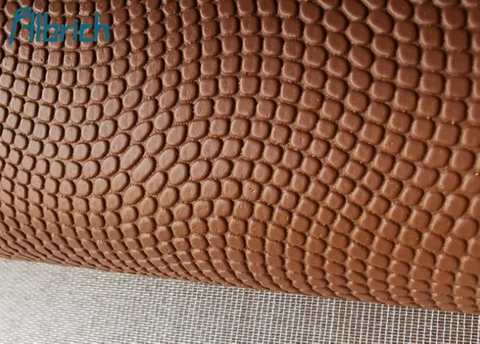 PVC PU Leather Customized Color Recycled Embossing Ball Grain