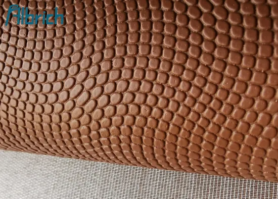 PVC PU Leather Customized Color Recycled Embossing Ball Grain