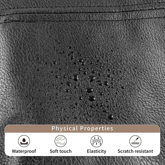 18inch Sofa Pillow Case, Universal Faux Leather Milan Throw Pillowcover for Home Decoration