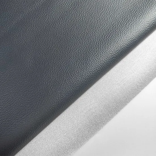 1mm Dark Blue Bio-Based PU Faux Leather for Car