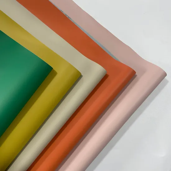 2mm Colorful Silicone Face Solvent Free Synthetic PU Leather for Chair, New Arrival Eco-Friendly Sofa 60209-218-1