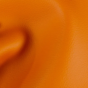 Ready to Ship 0.8mm Orange Stocklot Synthetic Leather for Automotive Seats